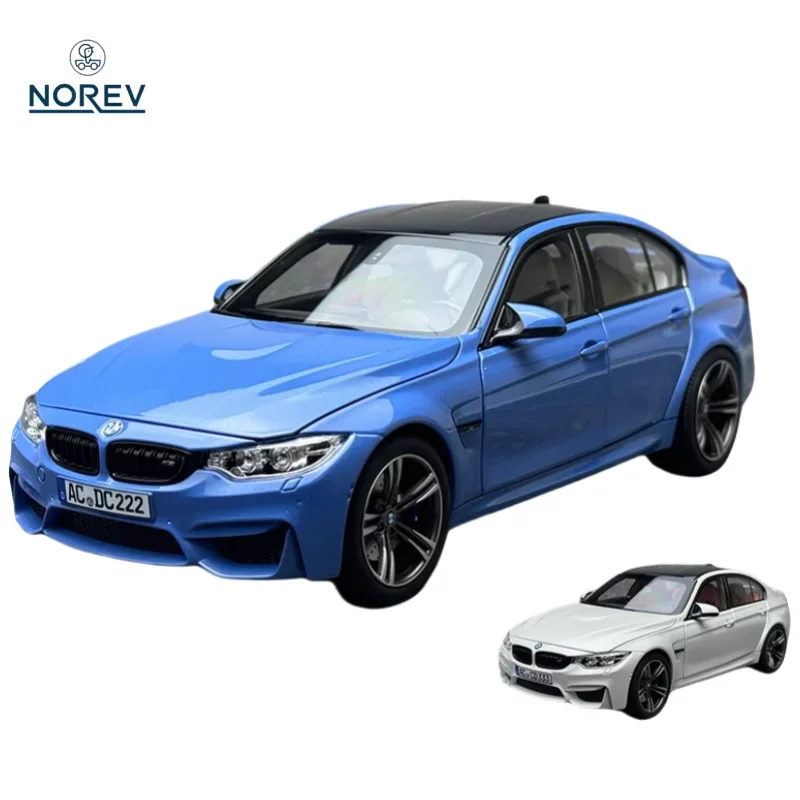 Norev 1:18 BMW M3 F80 fifth generation alloy static model, children's collection of display toys, holiday gifts for children.