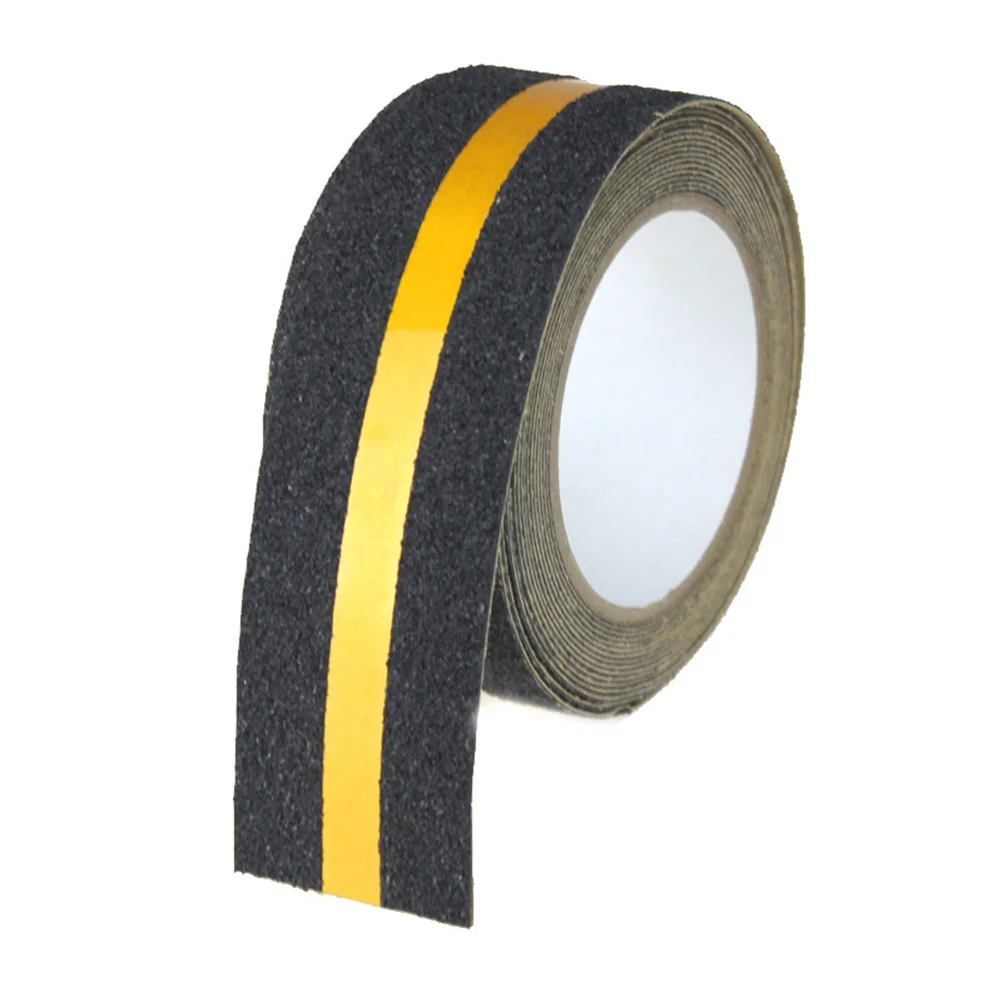 Cinta Adhesiva de Seguridad para Pasillos de 5 cm x 5 m, Fácil de Cortar, Brillo en la Oscuridad, Antideslizante para Escaleras