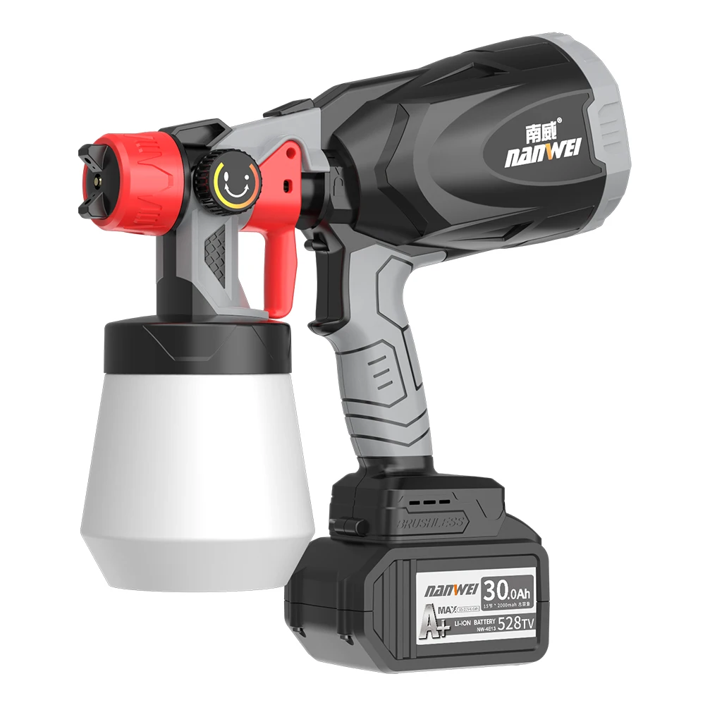 

# Hot For NANWEI 800W Electric Paint Spray Gun Large Capacity Tools With Lithium Battery For Painting Sprayer Gun Airbrush