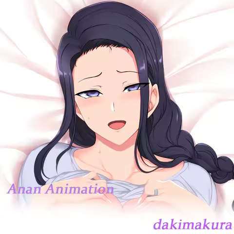 Dakimakura Anime miyajima sakura Hypnosis Double-sided Print Life-size Body Pillow Cover