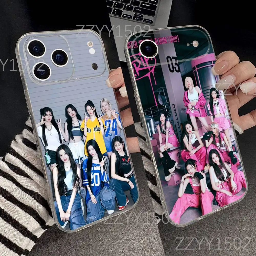 

B-BabymonsterS Hot Sauce For iPhone 17,16,15,14,13,12,11 Pro,Max,Plus,X,XS,XR,SE4,E Mini Transparent Soft Protective Shell