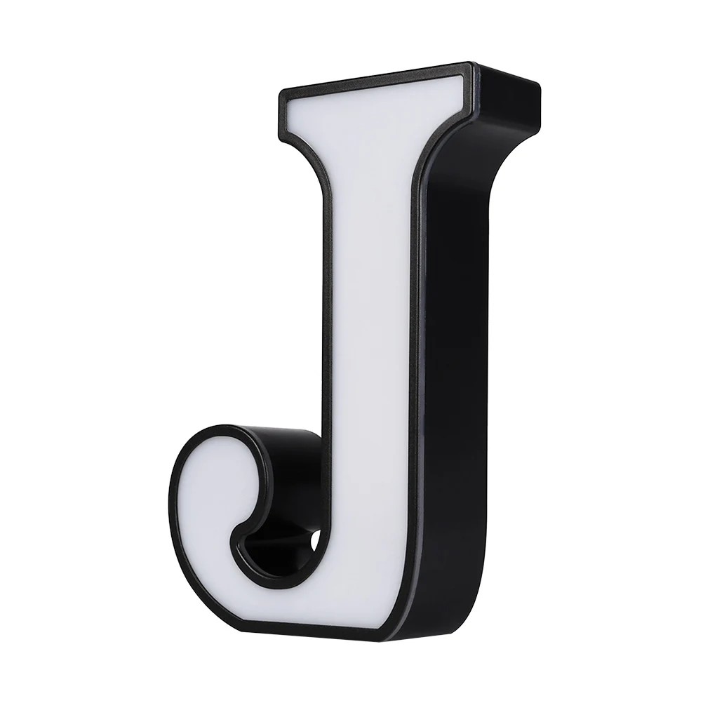 

Letter Light LED Sign Night Lamp Alphabet Shaped J Lights Safe Operated Romantic Decor Wedding Party Home Gift