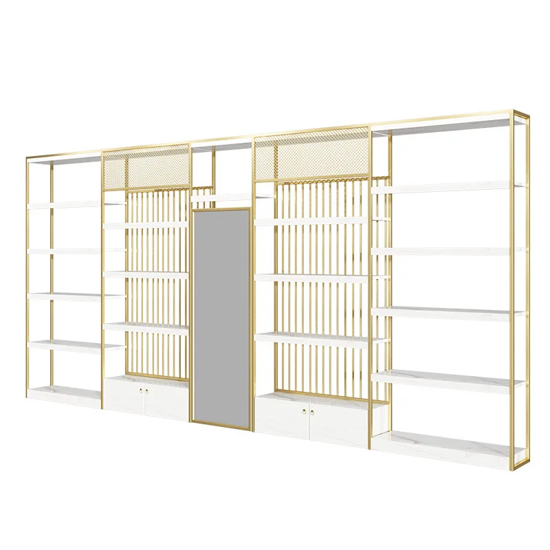 رف متجر الأحذية رف عرض متجر الملابس حقيبة مجوهرات رف الأحذية النسائية متجر زميل الدراسة خزانة عرض الأحذية الإبداعية #5