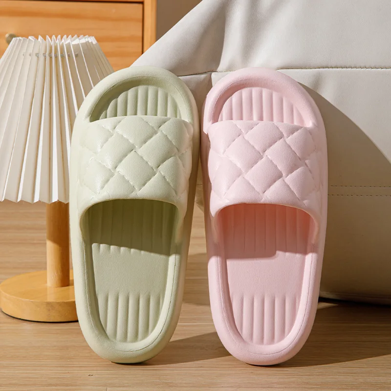 

EVA Home Bathroom Slippers For Women anti-slip Deodorizing Lightweight Simple Slippers For Men