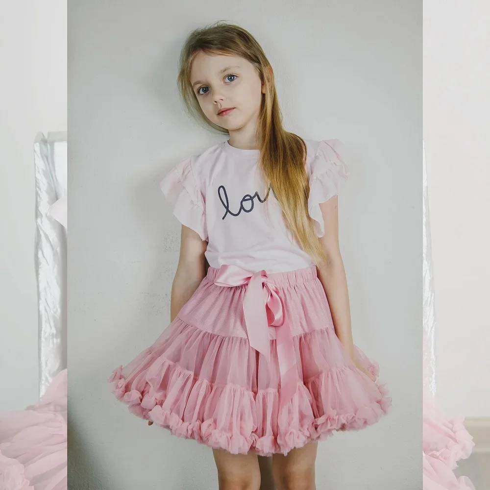 Kerst Baby Meisjes Tutu Rok Ballerina Pettirok Pluizige Kinderen Balletrokken Voor Party Dance Prinses Meisje Tule Kleding