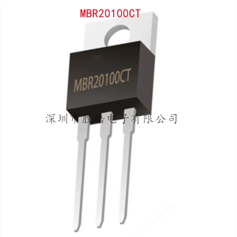 

(10PCS) NEW MBR20100CT MBR20100 B20100G 20A100V Schottky Diode Straight Into The TO-220 Integrated Circuit