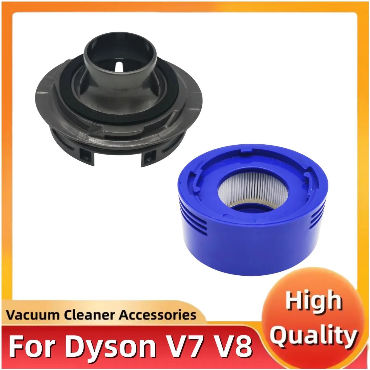 Motor Rear Cover & Rear Filter Kit Replacemnet For Dyson V7 V8 Vacuum Cleaner Accessories