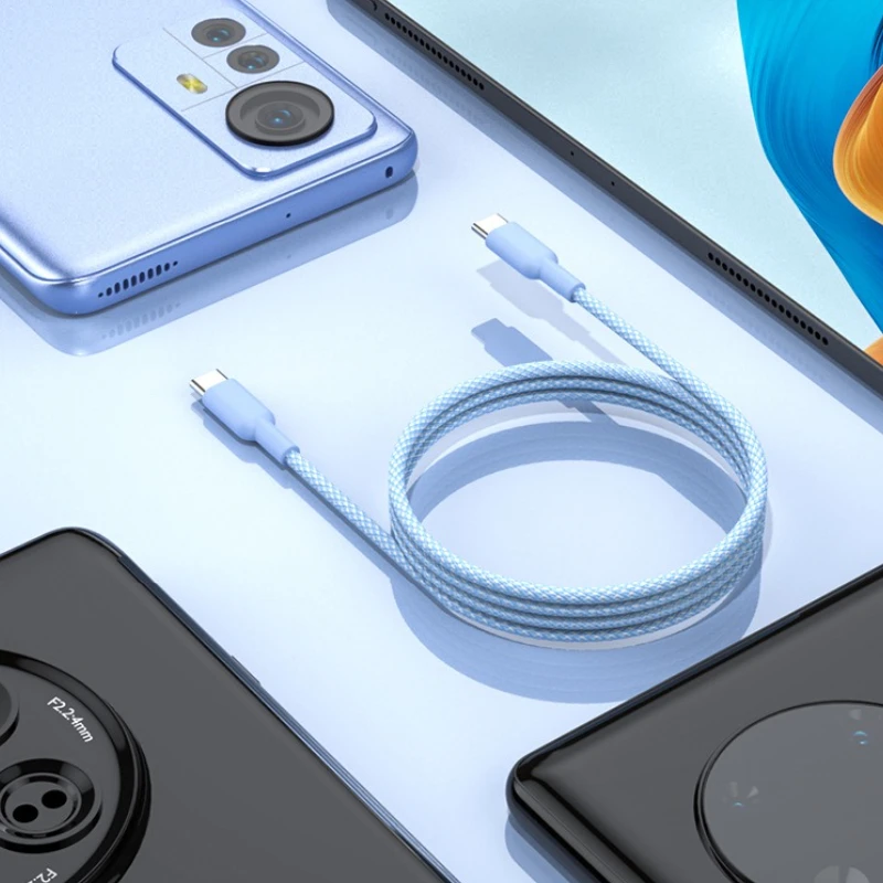 Kabel C do C Typec Szybkie Ładowanie Ładowanie Telefonu Komórkowego Kabel do Transmisji Danych PD60W Odpowiedni dla Apple IPhone Samsung OPPO Xiaomi Redmi Ipad