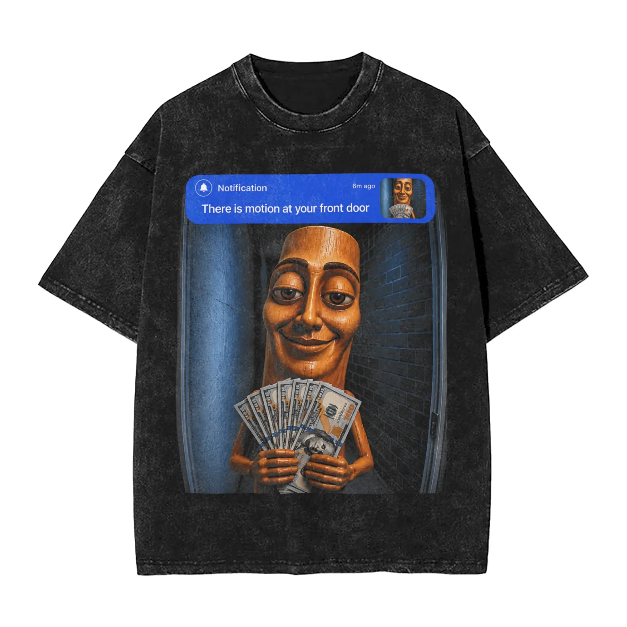 There is Motion at Your Front Tung Tung Tung Sahur Money T Shirts Men Cotton Crazy T-Shirts O Neck  Tees Short Sleeve Tops