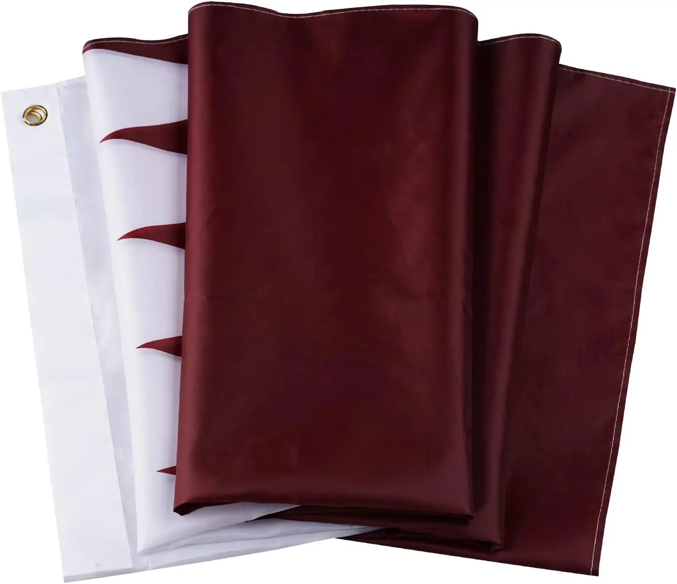 علم قطر 3x5Ft جديد-بوليستر كبير 100D للخارجية المعتدلة في الأماكن المغلقة أعلام القطرية ديكورات منزلية ساحة حديقة الهدايا راية