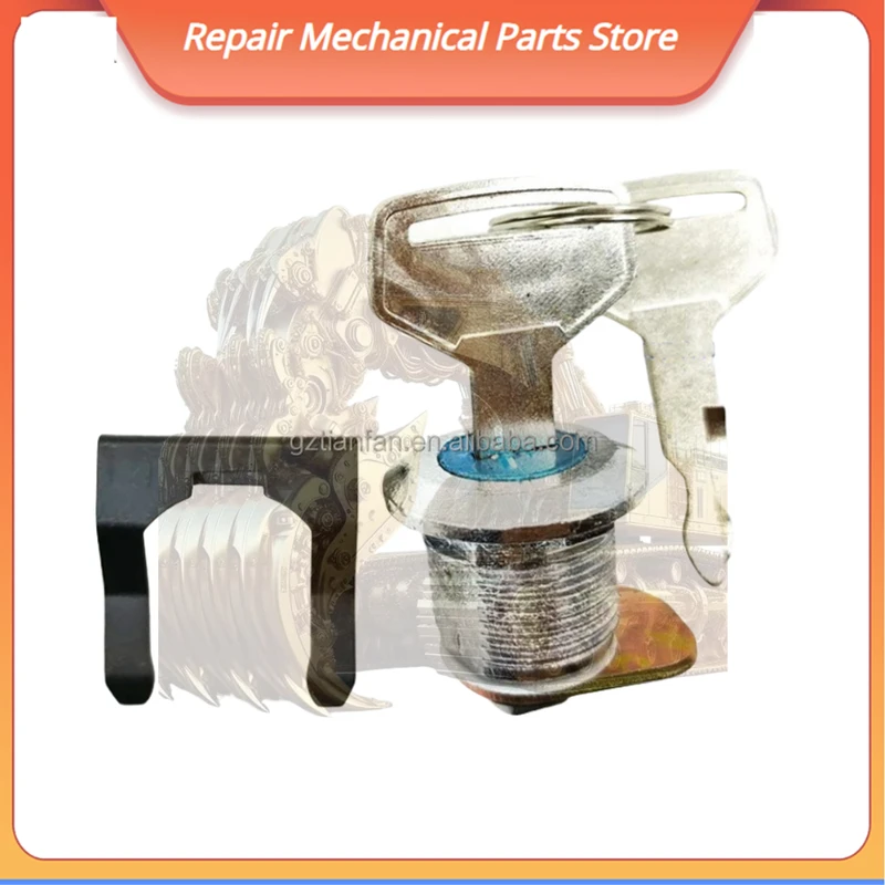 

Factory Sales Excavator Door Handle Lock Key Cylinder For SK200-8 SK210-8 SK230-8 SK250-8 Cabin Door Lock