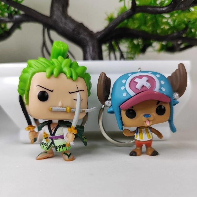 FUNKO POP Anime Hatsune Miku Keyring Pocket Pop Keychain Toy Action Toy Figures Key Chain Vinyl Figure Doll Toys for Children