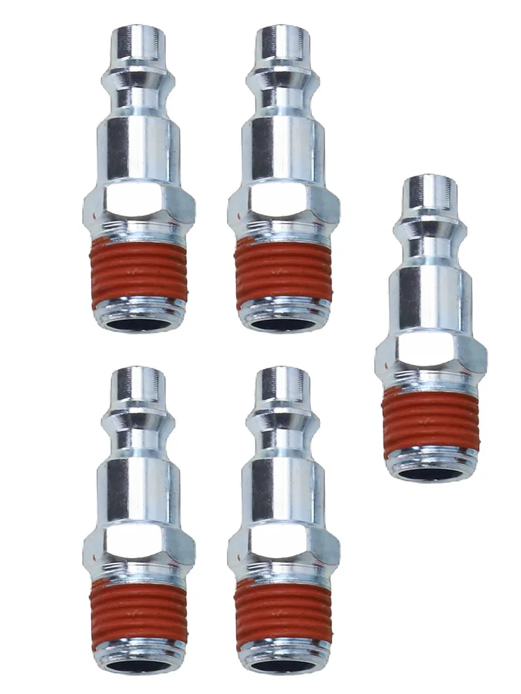 Male Air Line Fitting Mangueira Compressor Quick Release Connector Rosca Externa Macho Plug Power Tool Parts Pcs