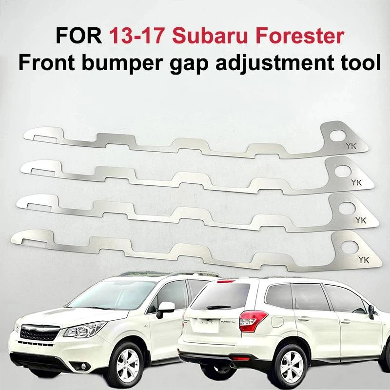 2Pcs Broken Reinforced Stainless Steel Metal Bracket For Forester 2013-2017 Front Bumper Repair Buckle Bracket