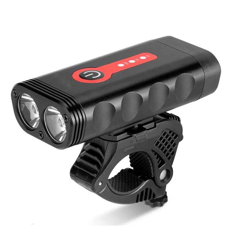 USB Rechargeable Bike Light Set Front Light with Taillight Easy to Install 4 Modes Bicycle Accessories for the Bicycle Road