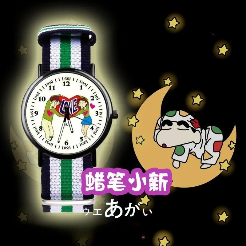 Crayon Shin-chan Nohara Hiroshi Suotome Ai Personality Creative Anime Movie Peripheral Luminous Watch Cartoon Digital Watch Gift