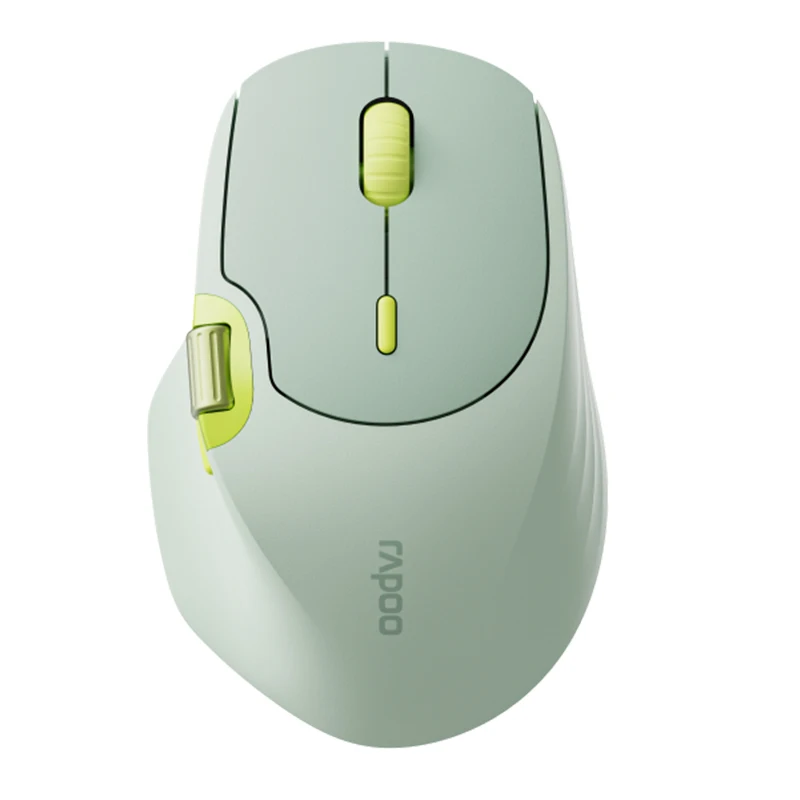 Rapoo MT560 3mode Wireless mouse Mice Ergonomic Hall Magnetic Induction Knob Cross Screen Custom Lightweight Gaming Pc Accessory