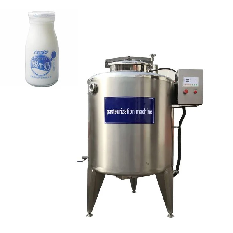 Serbatoio per pasteurizzazione in acciaio inossidabile Attrezzatura per pasteurizzazione del latte di piccole dimensioni Pasteurizzatore per lotti completamente automatizzato
