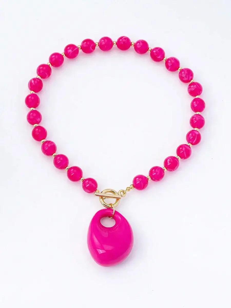 

Bohemian Style Vintage Beaded Pendant Necklace For Women