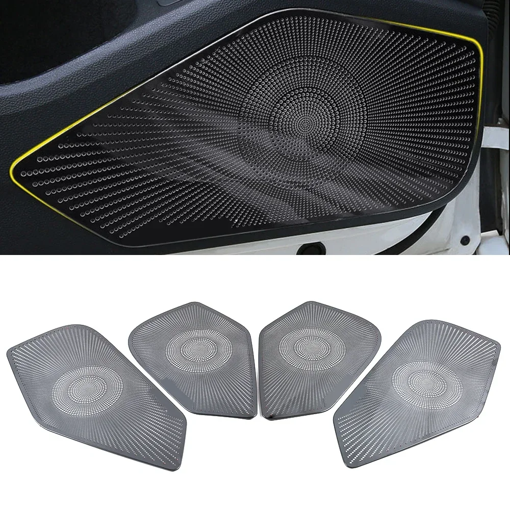 For VW Volkswagen Arteon 2018-2022 Car Door Panel Loudspeaker Pad Speaker Cover Frame Sticker Accessories