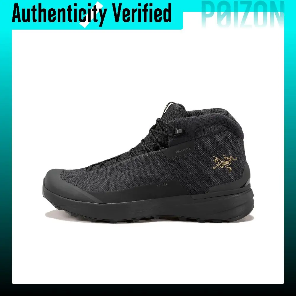 Arc'teryx KOPEC Breathable Mid top Hiking Shoes Women's Black X000010031-Black/Black