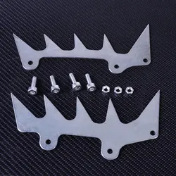 LETAOSK 2pcs Silver Bumper Spike Felling Dog Set Fit for STIHL 044 046 064 065 066 MS440 MS460 MS640 MS650 MS660