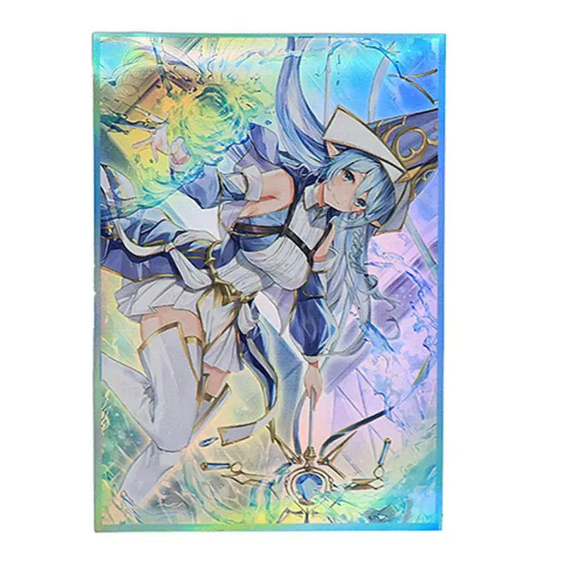 

50pcs/set Yu-Gi-OH! Water Enchantress of the Temple Card Sleeve Anime Game Collection Card Protective Cover Gift Toy 63x90mm