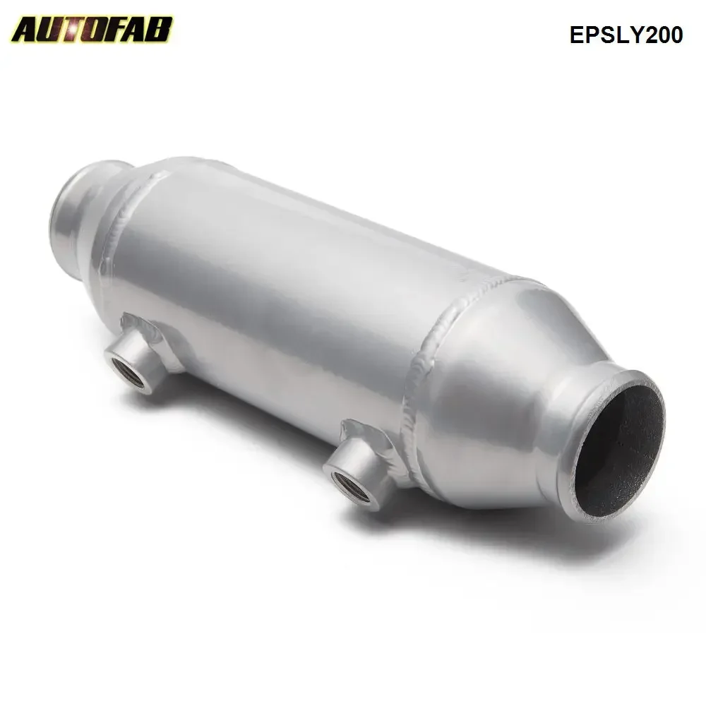 Intercooler liquido-aria di raffreddamento stile barilotto 4" X8" ID/OD 2,5" per motore del compressore per E46 M3 EPSLY200