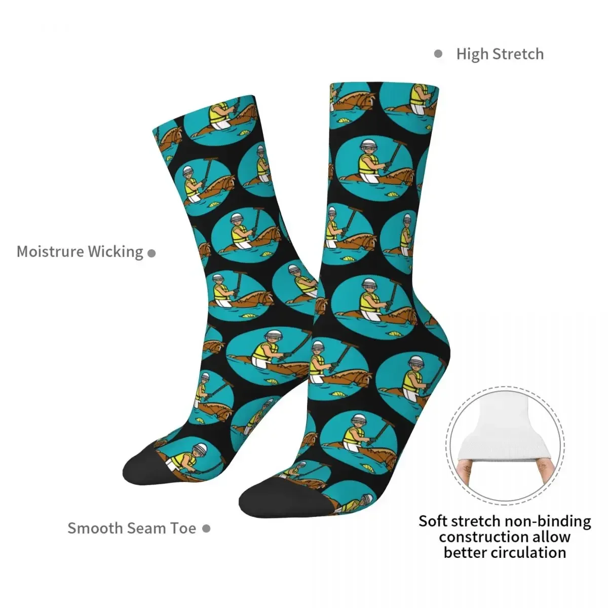 Water Polo Socks Harajuku Super Soft Stockings All Season Long Socks Accessories for Unisex Gifts