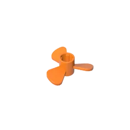 Eske Kouri GDS-90185 Hélice 3 Hoja 3 Diámetro con Eje Cruz compatible con lego 6041 Bloques de Construcción Técnicos