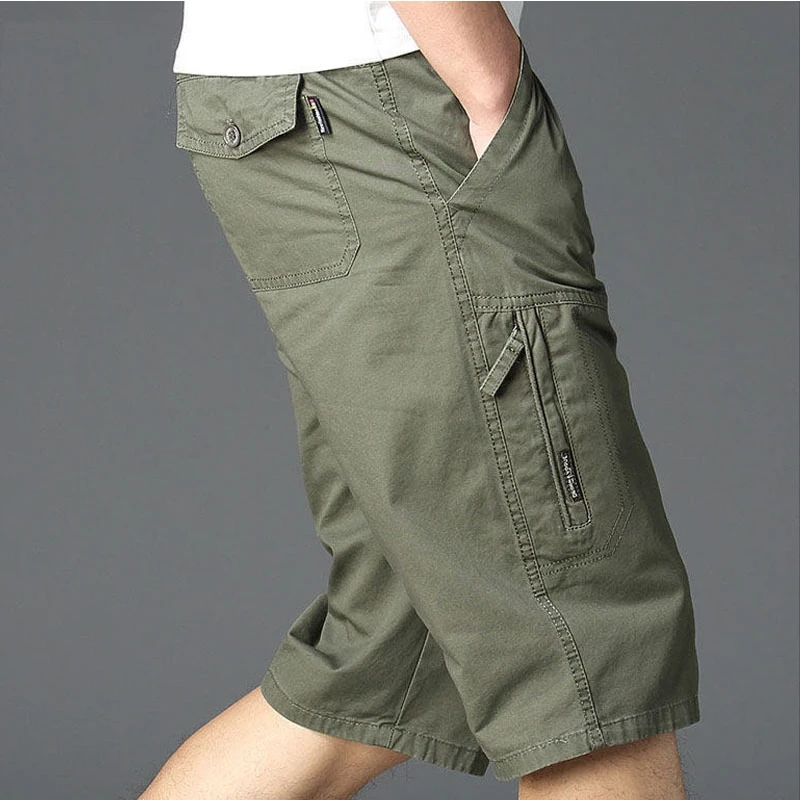 Men's Loose Overalls, Oversized Dad's Outerwear, Summer Casual Pants, Five Piece Pants, Men's Shorts