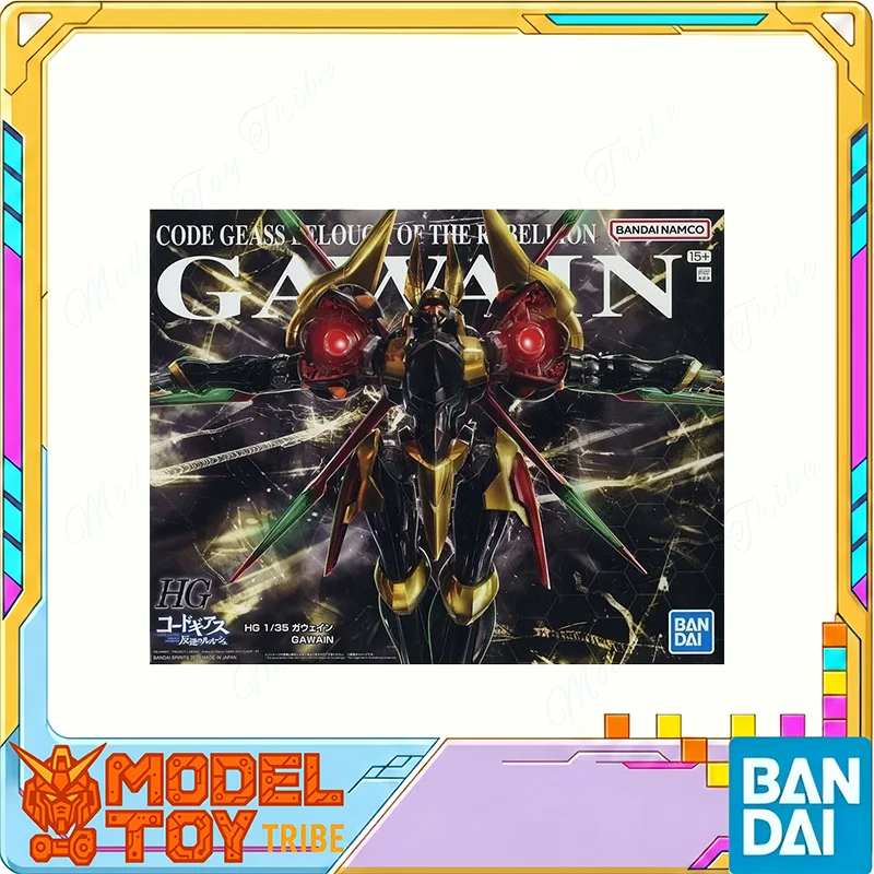 In‑Stock Bandai Original CODE GEASS Lelouch of The Rebellion Model Kit HG 1/35 GAWAIN Action Figure Assembly Collectible Toy
