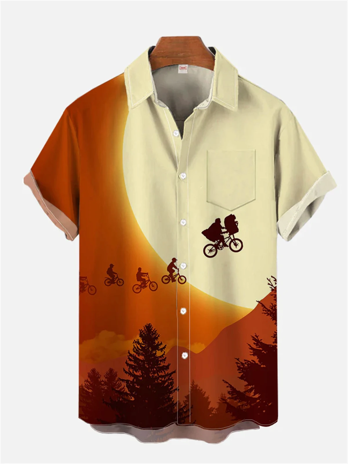 Zomer Nieuw Hawaiiaans Heren Overhemd, Knap En Casual Strand Heren Revers Vest Top, Grote Maat Heren Shirt Met Korte Mouwen