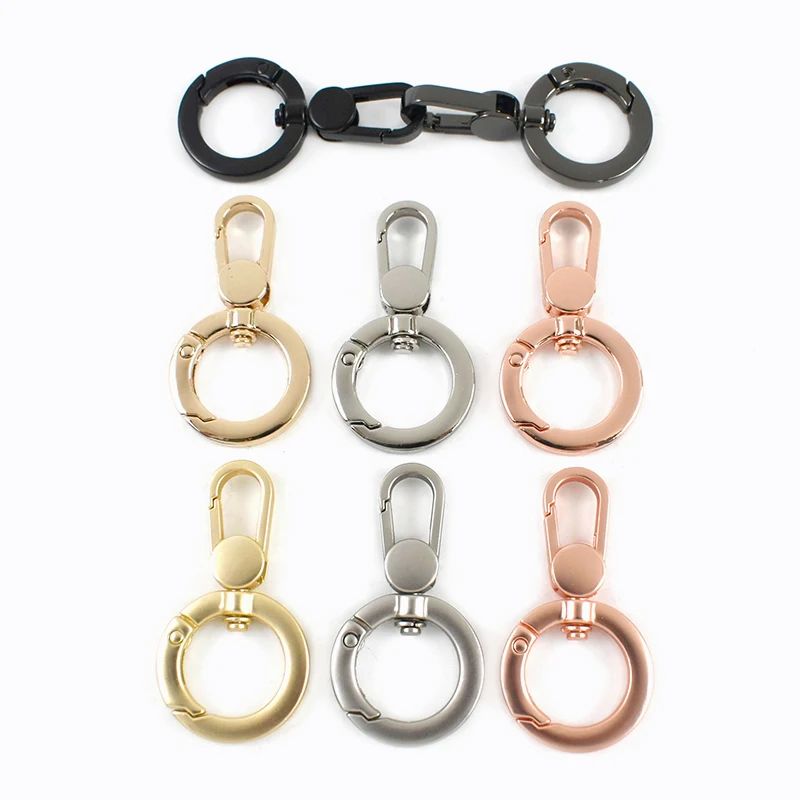 

5/10/20Pcs 17mm Metal Buckles O Ring for Keychain Swivel Lobster Buckle Carabiner Clip Clasp Bag Snap Hook Hardware Accessories