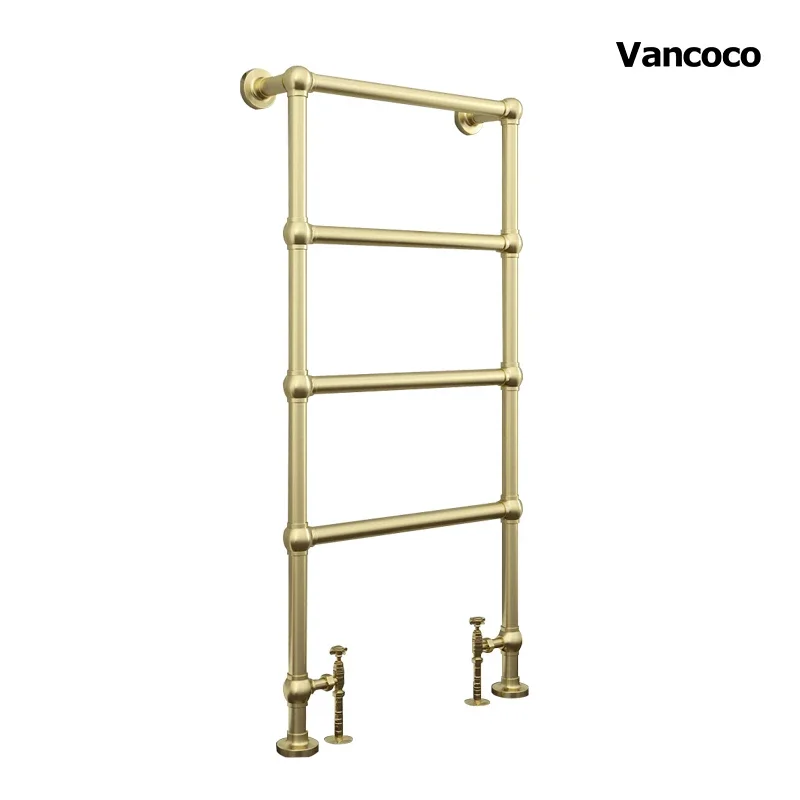 VANCOCO NDC3 1194*498mm Gold Color Traditional Radiator Bathroom Towel Dryer