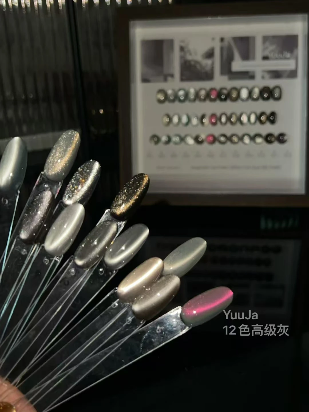 YUAlban12 Couleurs Cat Eye Nail Gel Set, Nail Art Kit, Nail Art Gel, Nail Salon, Nail Art, Non CUUv Fashion, Professionnel, Vente en gros, Nouveau, 2024