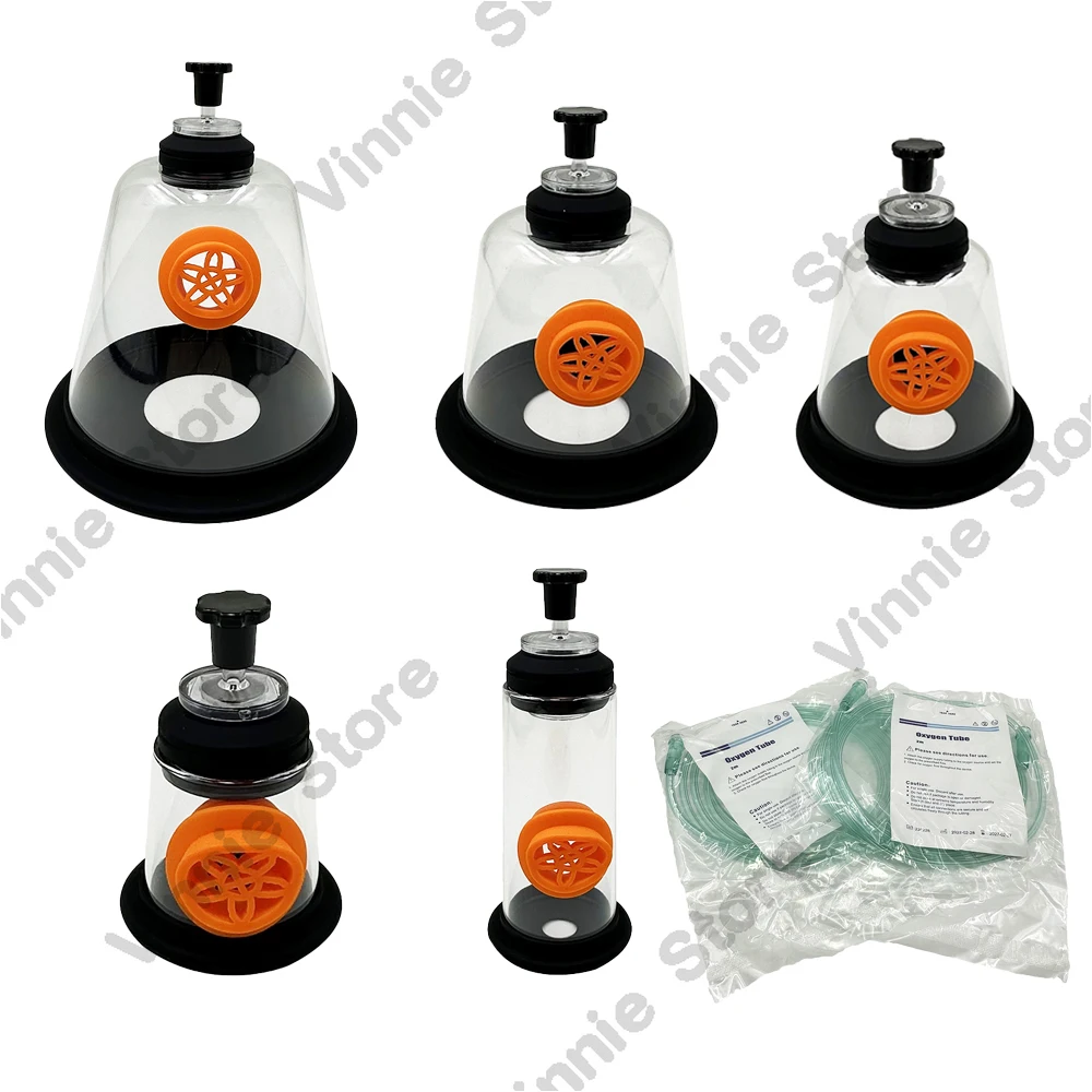 NO.1-NO.5 Pet Dog Cat Oxygen Mask Kit Oxygen Inhalation Atomizing Mask for Animals Clinic Supplies Pet Care Room