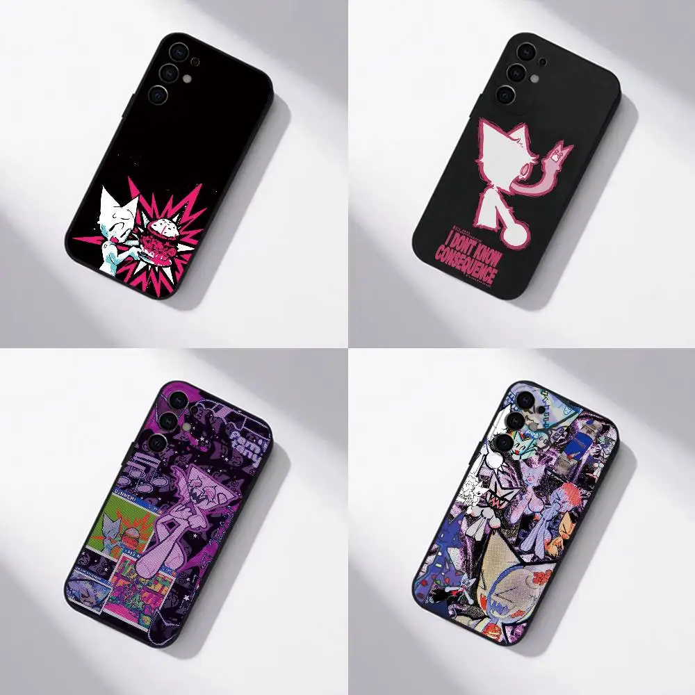 F-Femtanyl MAN BITES DOG Phone Case For Samsung S25,S24,S21,S22,S23,S30,Ultra,S20,Plus,Fe,Soft Silicone Black Cover