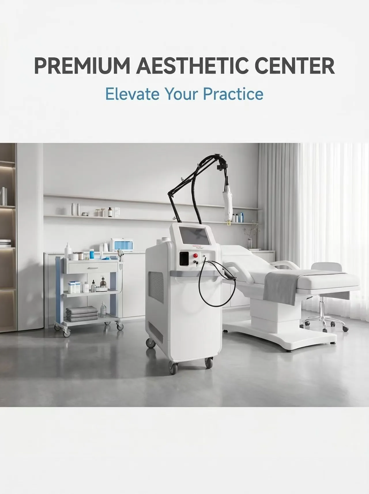 CE 2026 Professional Large Screen 755Nm Machine Hot Sale Skin Rejuvenation Hair Removal Head Arm Feet-Cool Features IT