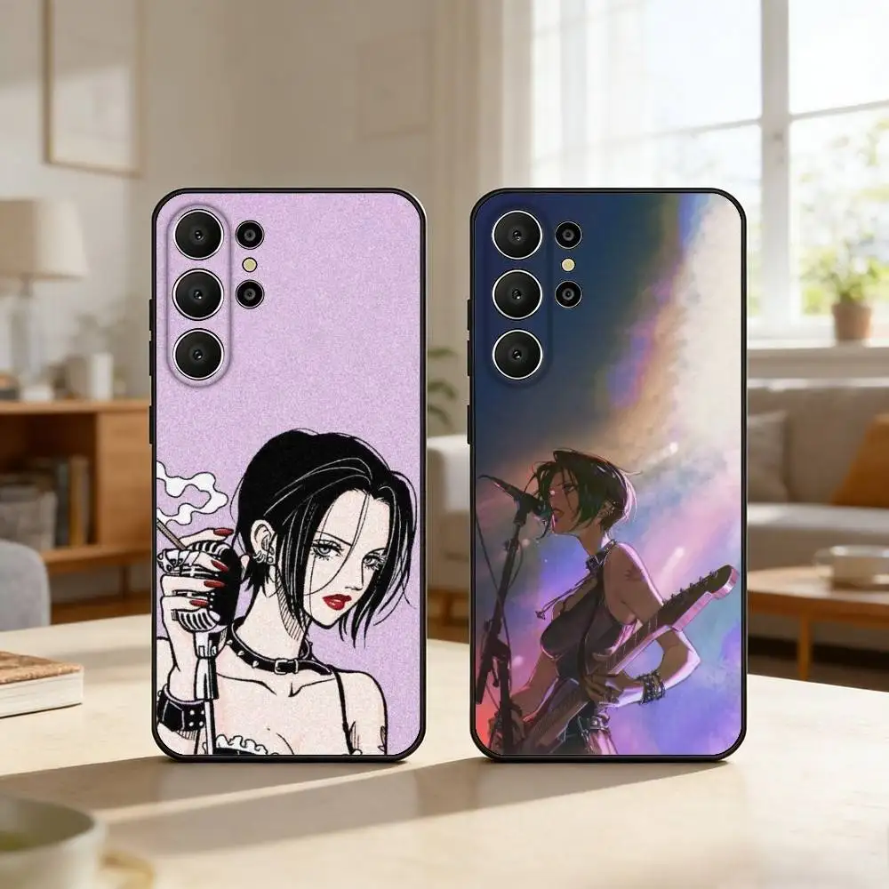 

C-Comics Oosaki N-Nana Hot Japan Phone Case For Samsung S26,S25,24,23,22,30,21,10,9,Ultra,Plus,Lite,FE Soft Black Case