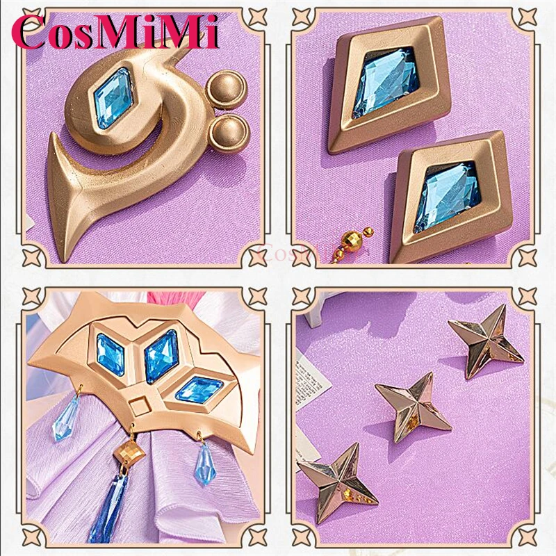 زي كوميمي-اليزيا تأثيري ، لعبة ، تأثير هونكاي 3 ، زي ، أحلام نقية ، حفلة موسيقية ، أنيقة ، فستان رسمي ، حفلة كرنفال ، ملابس لعب الأدوار