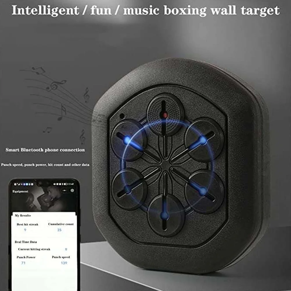 Hot Music Boxing Machine Intelligent Boxing Training Equipment Multipurpose Fitness Training Tools for Women Men Home Office Use