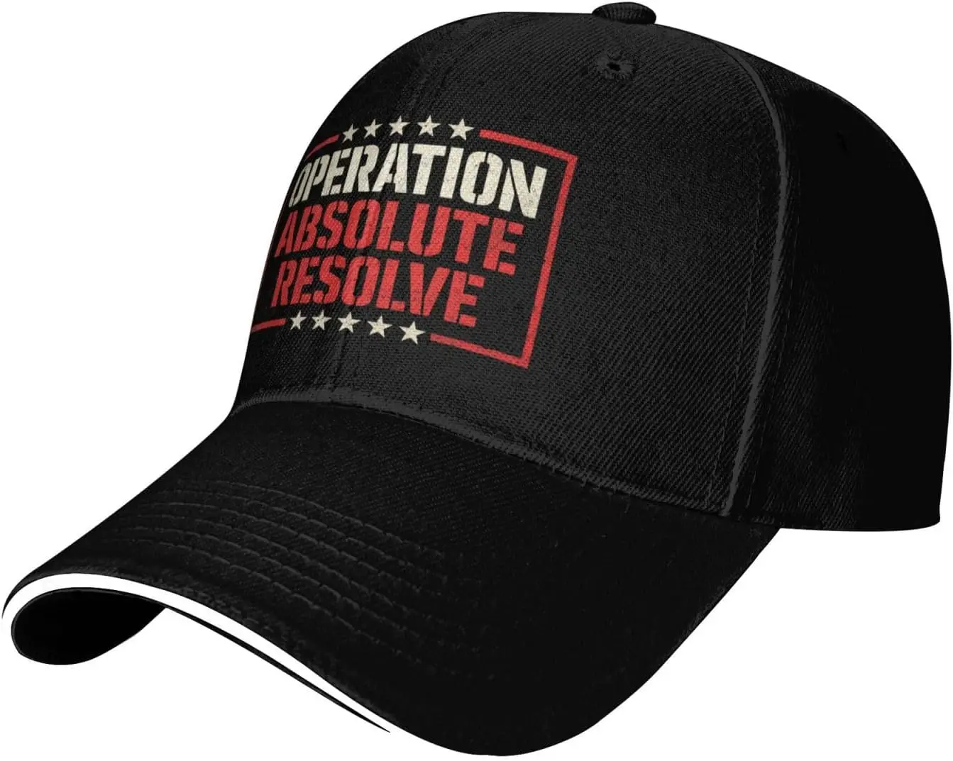 Operation Absolute Resolve Graphic Baseball Cap Casual Polyester Adjustable Unisex Cap