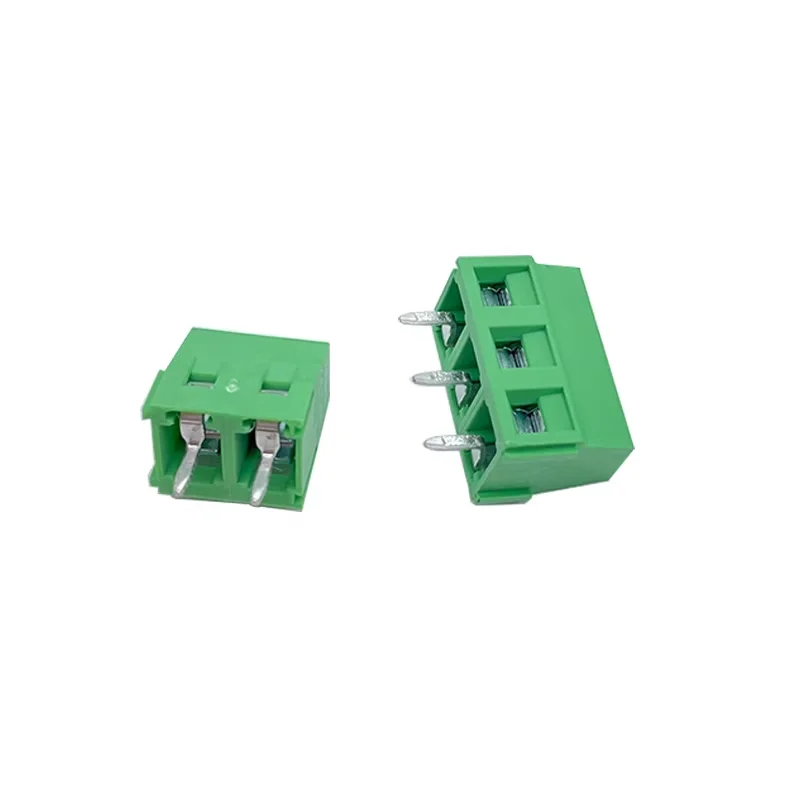 50PCS KF127 5.0mm 5.08mm 2P 3Pin KF 127 PCB Screw Terminal Block Connector Spliceable