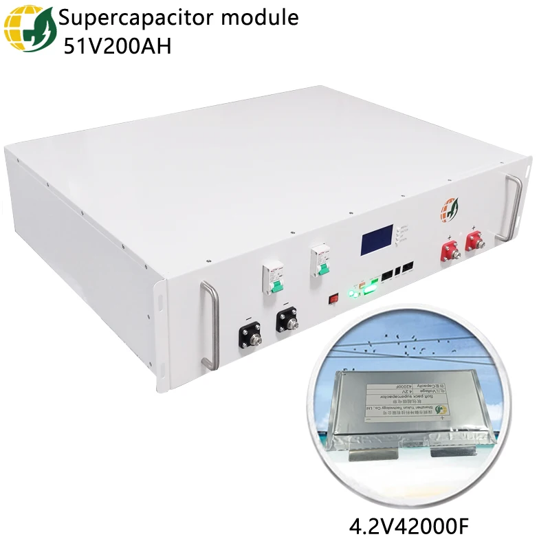 Long Cycle YKY 10KWH 51V200AH Graphene Super Capacitor Power Bank for Solar System and Starter Home Power Station with Inverter