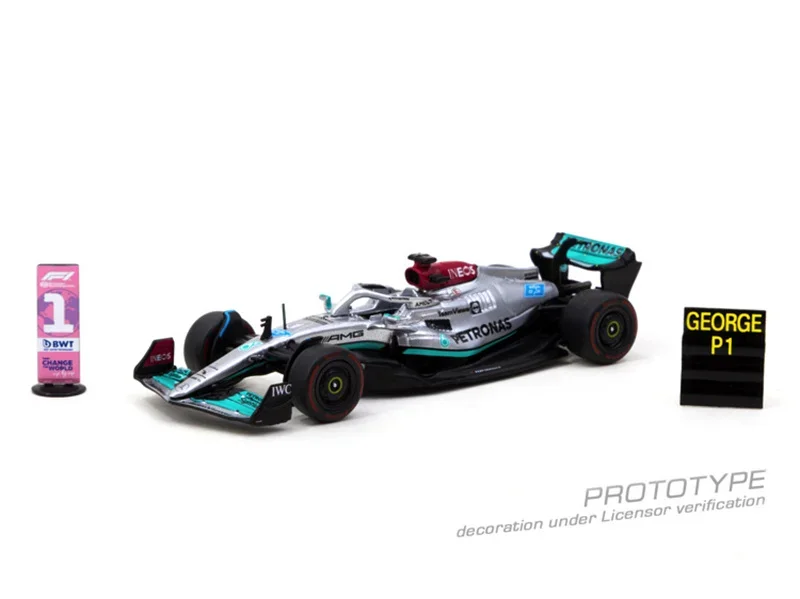 Tarmac F1 W13 1:64 MB E #63g Russell SAO paulo Grand Prix 2022ผู้ชนะ dimodel รถ