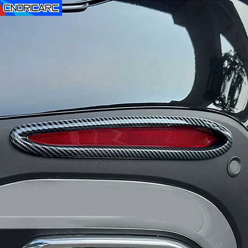 

Carbon Color Car Rear Fog Light Lamp Frame Foglight Eyebrow Decoration Trim For Mercedes Benz GLC X254 2023 Exterior Accessories
