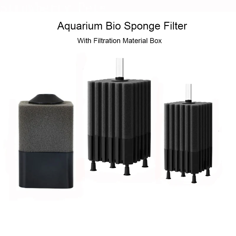 Filtro de esponja Bio para acuario, bomba de aire para pecera, estanque de camarones, filtración bioquímica, espuma silenciosa, accesorios para