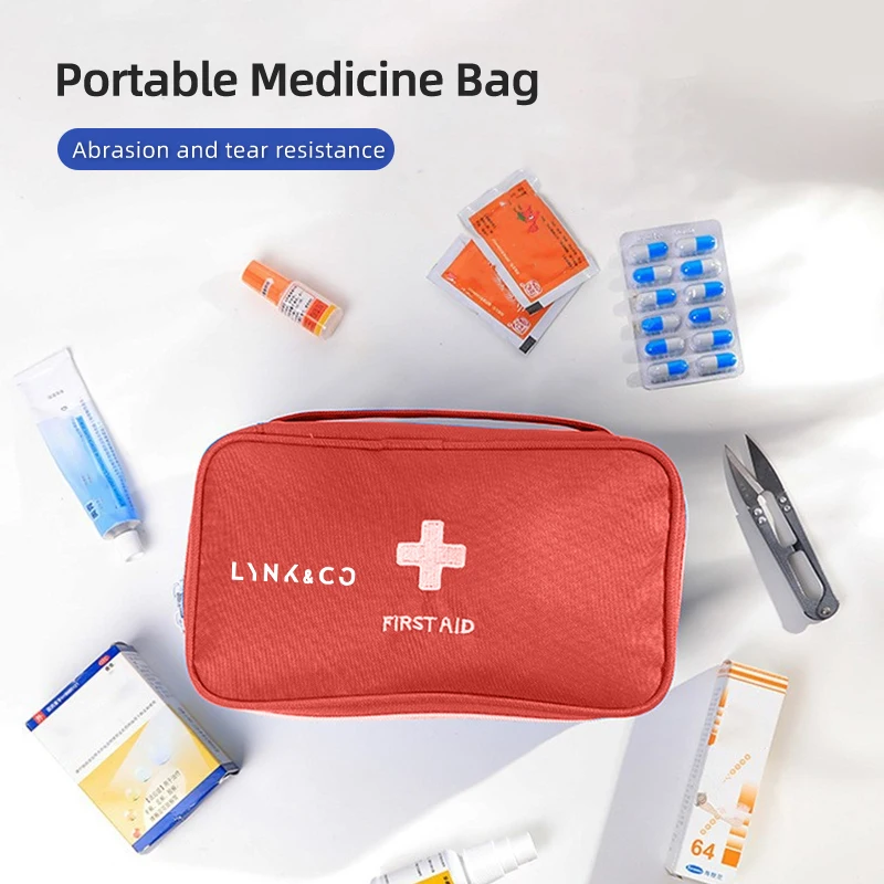 New Car Portable Medicine Bag Medication Organizer Kit Storage Bag For LYNK&CO 06 03 05 08 09 01 02 Hatchback BX11 EX11 ZERO
