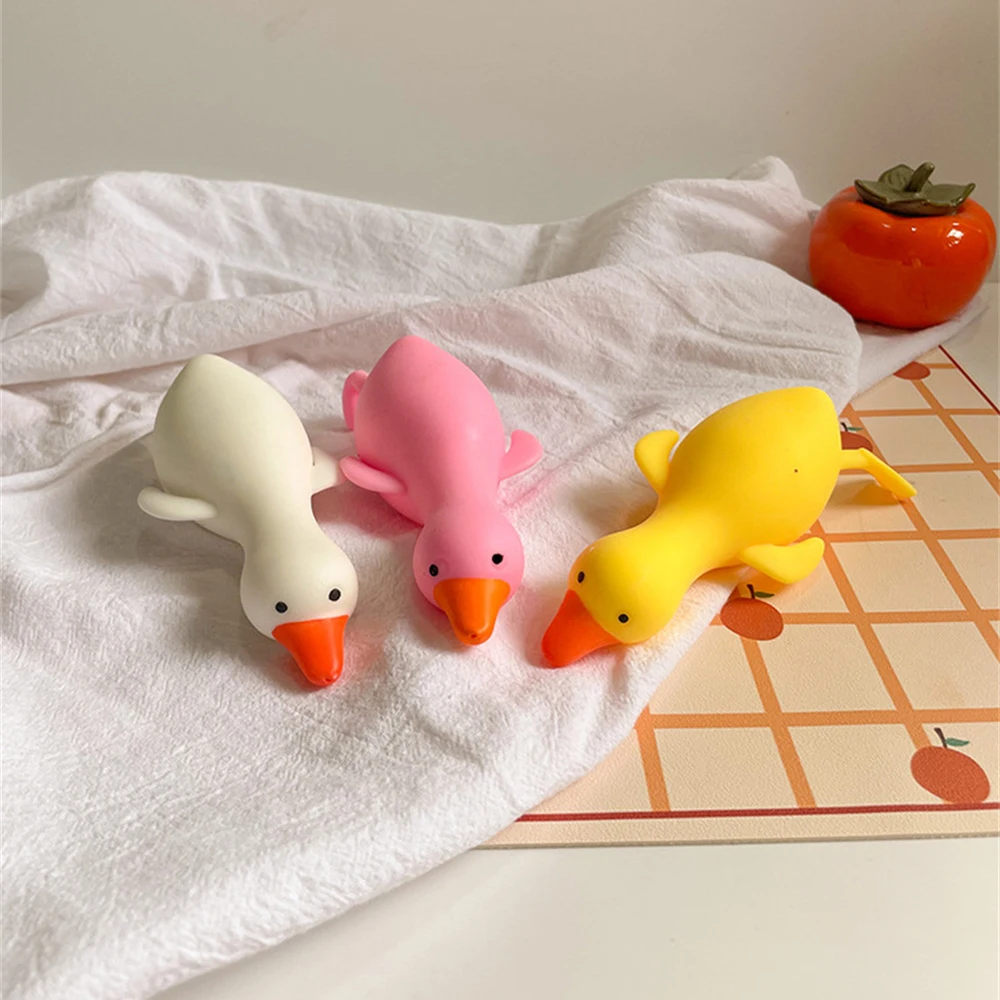 Antistress Duck Squeeze Toys Goose Cute Kawaii Animals Vent Toys for Kids Adults Decompression Stretch Toys for Children